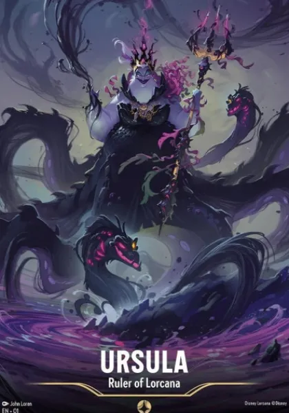 Ursula, Ruler of Lorcana (foil) (oversized) - Illumineer's Quest: Deep Trouble