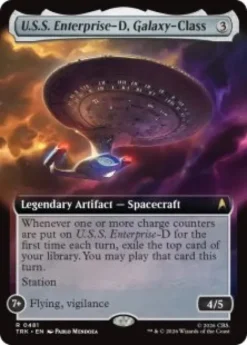U.S.S. Enterprise-D, Galaxy-Class (#481) (extended art) - Star Trek Varianten