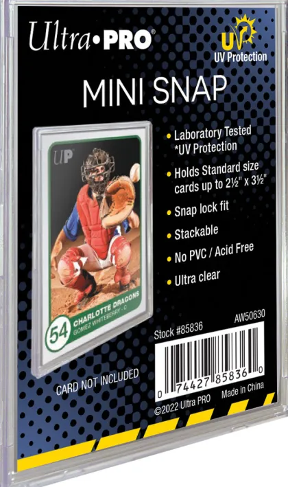 UV Mini Snap Card Holder