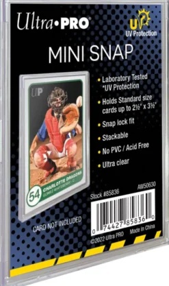 UV Mini Snap Card Holder (50 stuks)