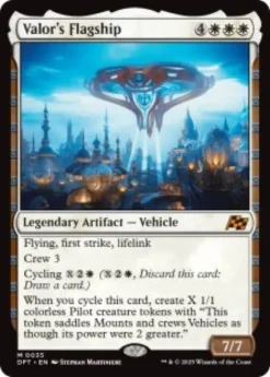 Valor's Flagship (foil) - Aetherdrift