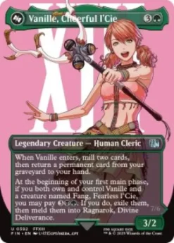 Vanille, Cheerful l'Cie (#392) (foil) (borderless) - Final Fantasy Varianten