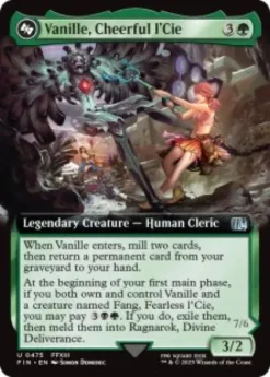 Vanille, Cheerful l'Cie (#475) (foil) (extended art) - Final Fantasy Varianten