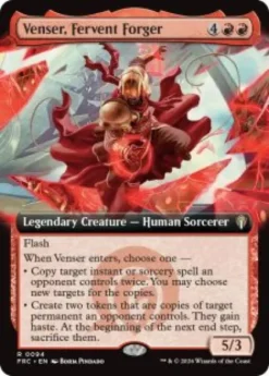 Venser, Fervent Forger (extended art) - Reality Fracture Commander