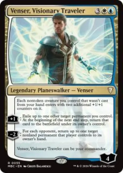 Venser, Visionary Traveler - Mystery Booster Commander Edition
