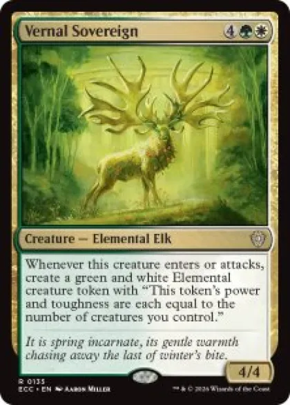 Vernal Sovereign - Lorwyn Eclipsed Commander
