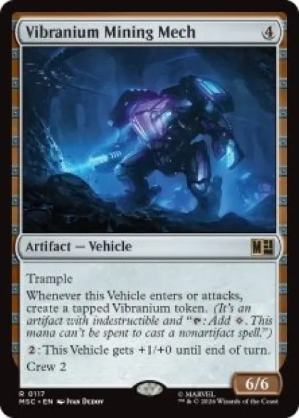 Vibranium Mining Mech - Marvel Super Heroes Commander
