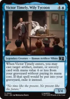 Victor Timely, Wily Tycoon (foil) - Marvel Super Heroes Commander