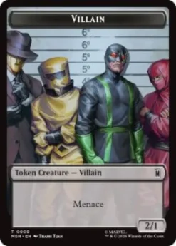 Villain token (#09) (foil) (2/1) - Marvel Super Heroes