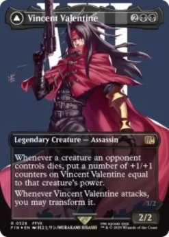 Vincent Valentine (#528) (surge foil) (borderless) - Final Fantasy Varianten