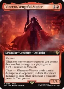 Vincent, Vengeful Atoner (extended art) - Final Fantasy Commander Varianten