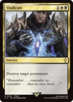 Vindicate (surge foil) - Final Fantasy Commander