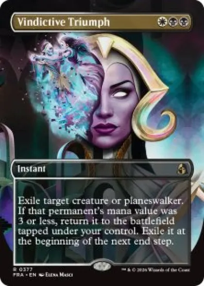 Vindictive Triumph (foil) (borderless) - Reality Fracture Varianten