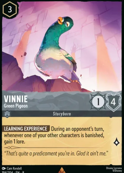 Vinnie, Green Pigeon (foil) - Reign of Jafar