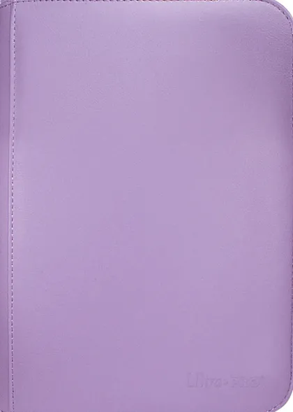 Vivid 4 Pocket Zippered Pro Binder - Purple