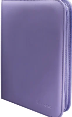 Vivid 4 Pocket Zippered Pro Binder - Purple