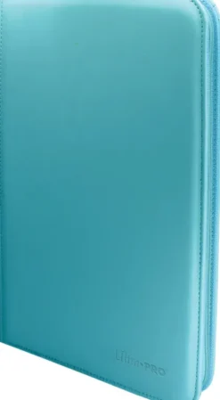 Vivid 9 Pocket Zippered Pro Binder - Light Blue