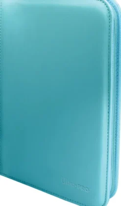 Vivid 4 Pocket Zippered Pro Binder - Light Blue