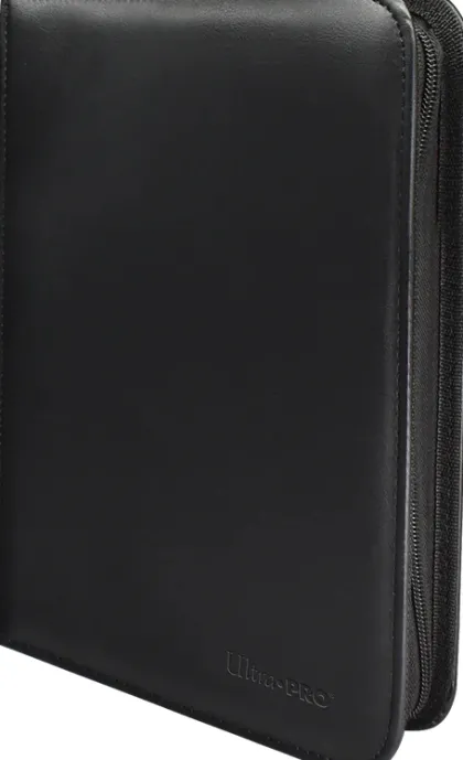 Vivid 4 Pocket Zippered Pro Binder - Black