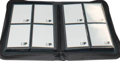 Vivid 4 Pocket Zippered Pro Binder - Black