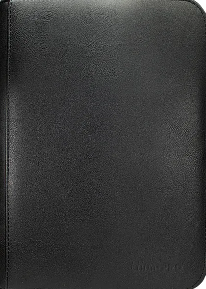 Vivid 4 Pocket Zippered Pro Binder - Black