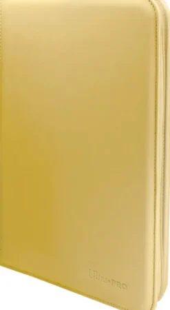 Vivid 9 Pocket Zippered Pro Binder - Yellow