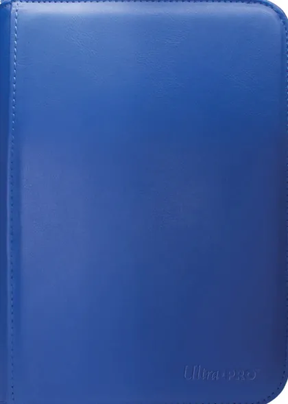 Vivid 4 Pocket Zippered Pro Binder - Blue