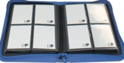 Vivid 4 Pocket Zippered Pro Binder - Blue