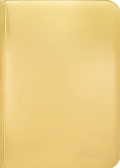 Vivid 4 Pocket Zippered Pro Binder - Yellow