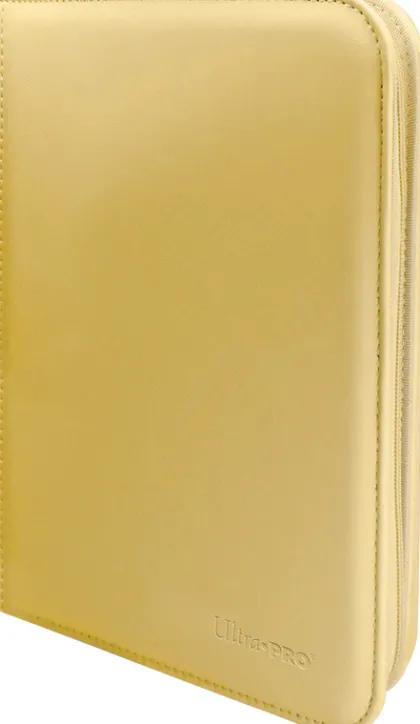 Vivid 4 Pocket Zippered Pro Binder - Yellow