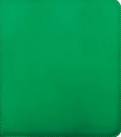 Vivid Pro 12 Pocket Zippered Binder: Green