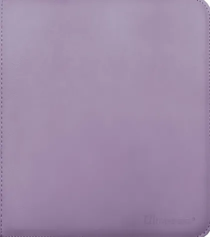 Vivid Pro 12 Pocket Zippered Binder: Purple