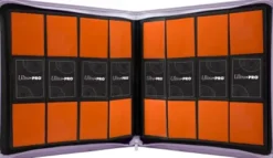 Vivid Pro 12 Pocket Zippered Binder: Purple