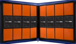 Vivid Pro 12 Pocket Zippered Binder: Blue