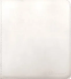Vivid Pro 12 Pocket Zippered Binder: White