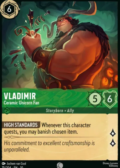 Vladimir, Ceramic Unicorn Fan - Whispers in the Well