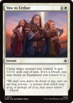 Vow to Erebor (foil) - The Hobbit
