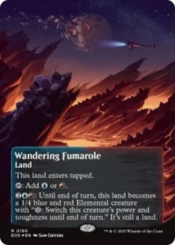 Wandering Fumarole (#180) (galaxy foil) (borderless) - Edge of Eternities Stellar Sights
