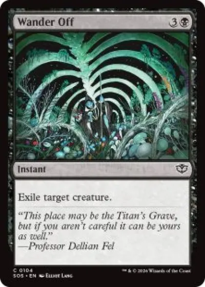 Wander Off (foil) - Secrets of Strixhaven