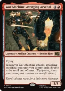 War Machine, Avenging Arsenal (surge foil) - Marvel Super Heroes Commander