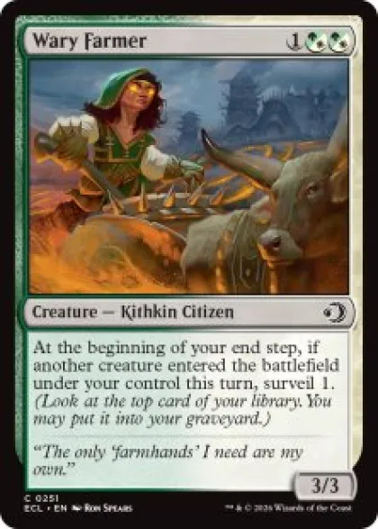 Wary Farmer (foil) - Lorwyn Eclipsed