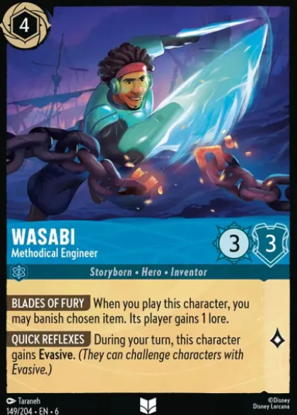 Wasabi, Methodical Engineer (foil) - Azurite Sea