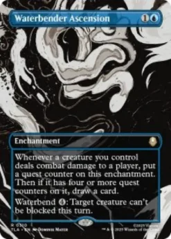 Waterbender Ascension (foil) (borderless) - Avatar: The Last Airbender Varianten