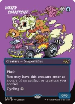 Waxen Shapethief (#336) (borderless) - Aetherdrift Varianten