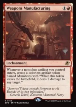 Weapons Manufacturing (foil) - Edge of Eternities Planeswalker Stamped