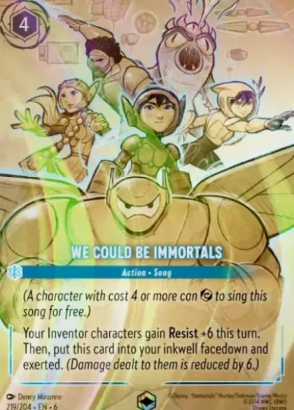We Could Be Immortals (foil) (borderless) - Azurite Sea