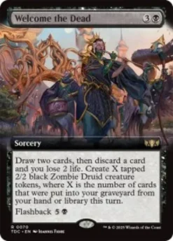 Welcome the Dead (extended art) - Tarkir: Dragonstorm Commander Varianten