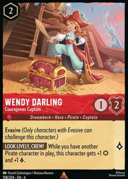 Wendy Darling, Courageous Captain - Azurite Sea