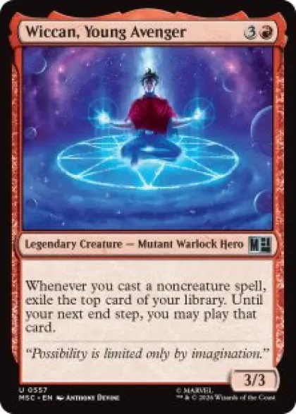 Wiccan, Young Avenger - Marvel Super Heroes Commander