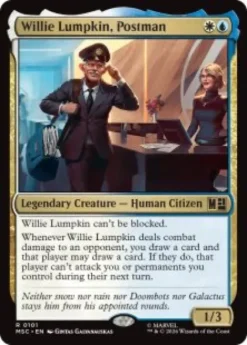 Willie Lumpkin, Postman (surge foil) - Marvel Super Heroes Commander